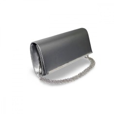 Geanta mica, plic seara pentru ocazii si petreceri, 20 x 10 cm, Magrot B-39 - Gri