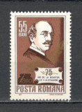Romania.1965 75 ani moarte V.Alecsandri TR.203, Nestampilat