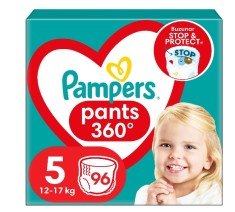 Scutece-chilotel Pampers Pants Mega Box Marimea 5, 12-17 kg, 96 buc foto
