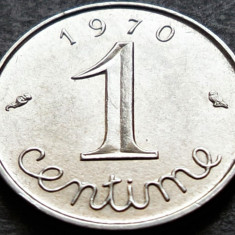 Moneda 1 CENTIME - FRANTA, anul 1970 * cod 3960