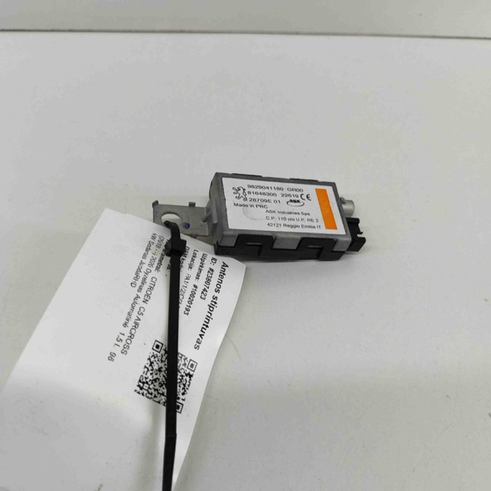 Amplificator de antena CITRO&Euml;N C5 AIRCROSS 2020 OEM: 9829041180,81648300,28709E