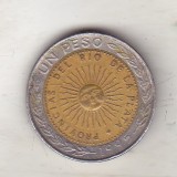 bnk mnd Argentina 1 peso 1995 A ,bimetal