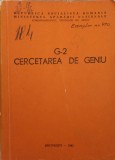 G-2 CERCETAREA DE GENIU (CARTE LUPTA, ARMATA, ETC.)-COMANDAMENTUL TRUPELOR DE GENIU-239871