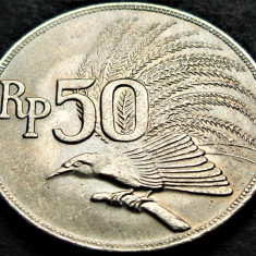 Moneda exotica 50 RUPII / RUPIAH - INDONEZIA, anul 1971 *cod 598 B = UNC