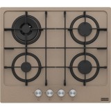 Plita incorporabila Maris FHMA 604 3G DC OY C, Gaz, 4 arzatoare, Arzator dubla coroana, Aprindere electrica integrata, Dispozitiv de siguranta, Gratar