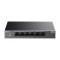 Switch LiteWave, 4 x RJ45 10/100 Mbps PoE, 2 x RJ45 10/100 Mbps, Buget PoE 41W, Unmanaged - TP-Link LS106LP