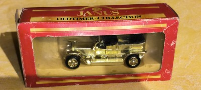 MACHETA JANUS OLDTIMER COLLECTION ROLLS ROYCE SILVER GHOST GOLD 1907 foto