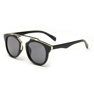 Ochelari Soare Unisex Aviator - Protectie UV 100% , UV400- Negru foto