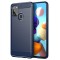 Husa carbon pentru samsung galaxy a21s, tech protects, blue