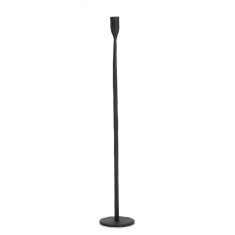 Sfesnic lumanare metal negru Tehri 11x60 cm
