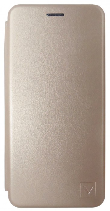 Husa tip carte cu stand Vennus Elegance aurie pentru Xiaomi Redmi 9