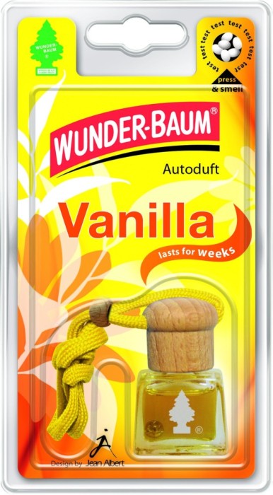 Odorizant auto, sticluta, Wunder - Baum, vanilie, 4.5 ml