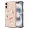 Husa premium iPhone 16 Plus Techsuit Luxury Glitter MagSafe, roz auriu