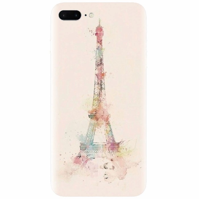 Husa silicon pentru Apple Iphone 7 Plus, Eiffel Tower 001