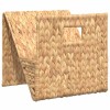 VidaXL Suport pentru reviste, 31x31x31 cm, zambilă de apă
