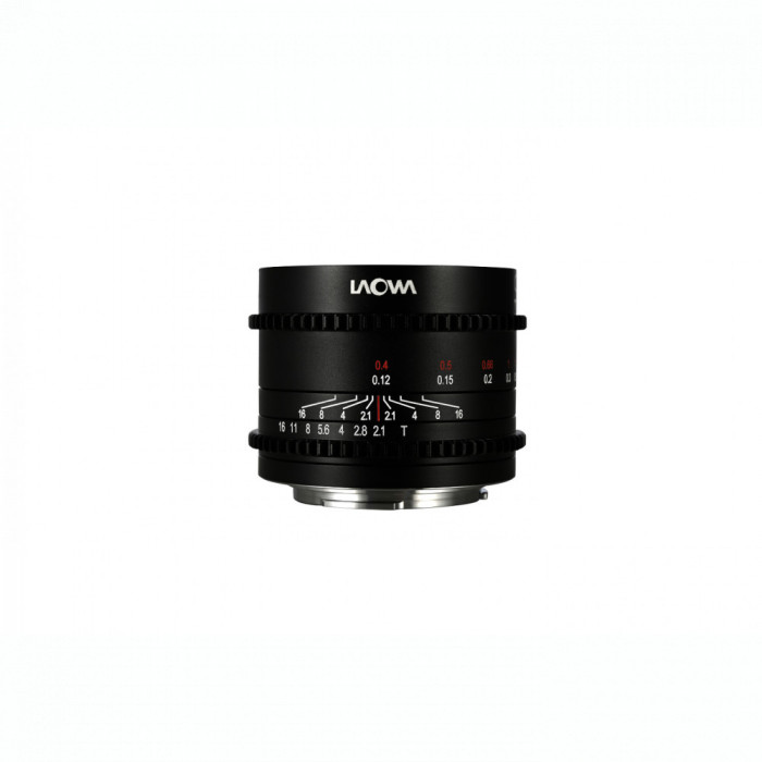 Obiectiv Manual Venus Optics Laowa 10mm t/2.1 Zero-D Cine-Mod pentru MFT M4/3