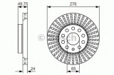 Disc frana AUDI A3 (8V1) (2012 - 2016) BOSCH 0 986 479 C47
