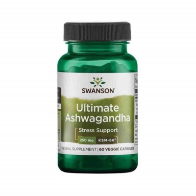 Extract Standardizat de Ashwagandha 250mg 60cps Swanson foto