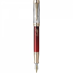 Stilou Parker Duofold Royal Palmer penita aur masiv foto