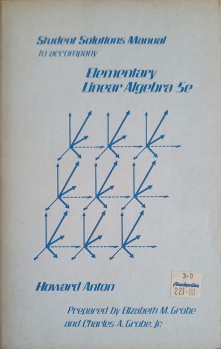 ELEMENTARY LINEAR ALGEBRA 5e-HOWARD ANTON-249602