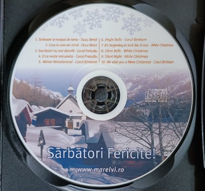 CD , muzică de Sărbători , Crăciun , Ducu Bertzi, Corul Preludiu și BimBam foto