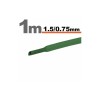 Tub termocontractant verde 1.5 /0.75 mm 1m lungime, Oem