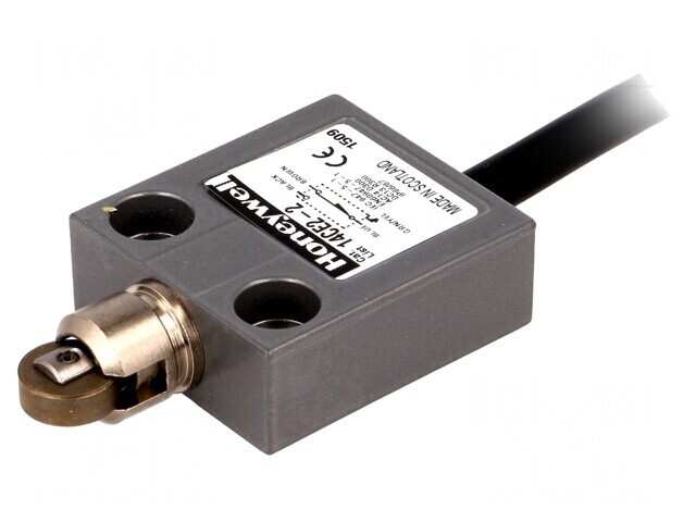 Limitator cursă rolă metalică &Oslash;12,4mm SPDT 5A