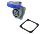 Conector alimentare AC trifazat IP&amp;S 32A 250VAC soclu mamă AMPHENOL