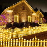 Gard iluminat tip piramida, interconectabil, 3m, 160LED, 2 modele