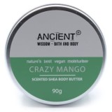 Unt de Corp Shea Crazy Mango, 90g, Hidratant, Vegan, Aromă Mango Exotică, Fără Urme Grase