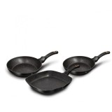 Cumpara ieftin Set 3 tigai, negru Rose Collection, Berlinger Haus