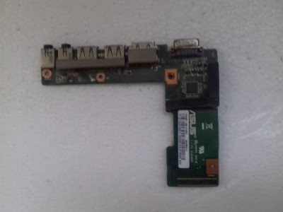 Modul HDMI, USB, VGA, audio Asus A52J (60-NXLD1000) foto