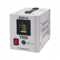 UPS 900VA/500W runtime extins utilizeaza un acumulator (neinclus) TED UPS Expert TED000361 SafetyGuard Surveillance