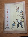 Revista pt copii - luminita - septembrie 1955 - benzi desenate,povesti,jocuri