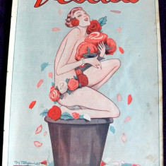 Revista ”VESELIA” – Nr. 21 / 1936, ilustratii erotice art deco, ilustrator PAL