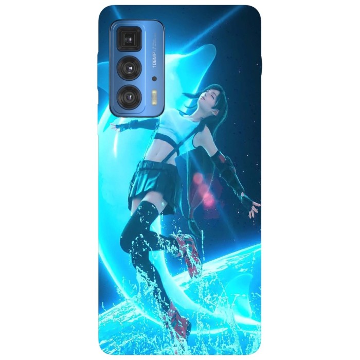 Husa compatibila cu Motorola Edge 20 Lite model Tifa Lockhart Final Fantasy, Silicon, TPU, Viceversa