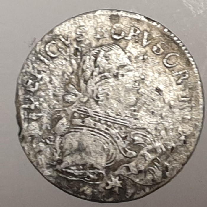 Germania Prusia 6 groschen 1754 E argint Frederic ll