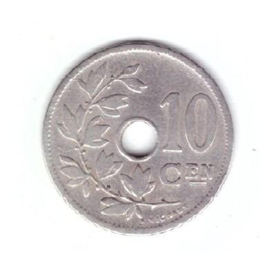 Moneda Belgia 10 centimes 1903, scris in olandeza, stare buna, curata foto