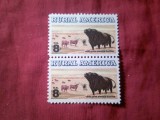 Serie 1 valoare SUA 1973 in pereche - Rural America - Fauna Angus, Nestampilat