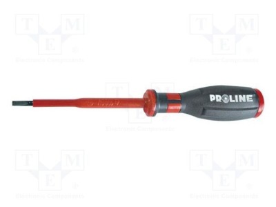Şurubelniţă izolată plată PROLINE 4x0,8mm 100mm SOFT-TOUCH VDE IEC 60900 foto