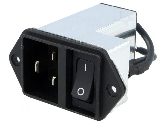 Conector AC 20A 250VAC IEC 60320