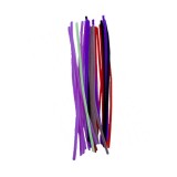 Accesorii pentru activitati crafts sarma plusata,diverse culori,25 bucati set