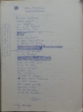 Manuscrisul unei poezii de Gheorghe Tomozei din volumul Țara lui Făt Frumos, 1976, Din Rom&acirc;nia