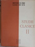 Studii Clasice II - Al. Graur și Colab., 1960, Editura Academiei Romane, 450 pagini, Carte Cartonata