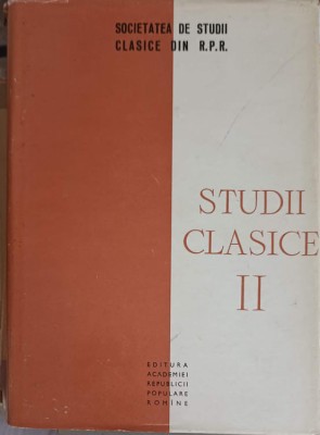 STUDII CLASICE II-AL. GRAUR SI COLAB.-249555 foto