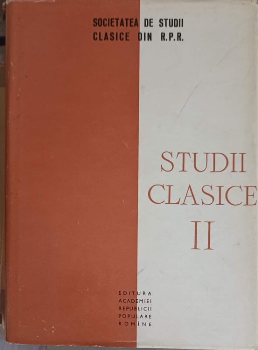STUDII CLASICE II-AL. GRAUR SI COLAB.-249555