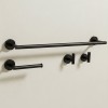 Set accesorii pentru baie Ari Black 4 piese