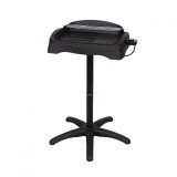 Grătar Electric Mirpol MIR-E004, 1950W, Negru, 89x60x60 cm, Suprafață Antiaderentă, Termostat 5 Trepte