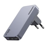 Ugreen - Wall Charger Nexode Pro X753 (25356) - GaN, Fast Charging, Ultra-Slim, USB, 2x Type-C, 65W, 3A, PD3.0, QC4.0+ - Grey