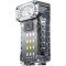 Lanterna uv led portabila, flippy, incarcare usb tip c, raza 50 m, 5w, 3 culori de lumina, 1200 mah, 8 x 2 x 4.2 cm, transparent fluorescent